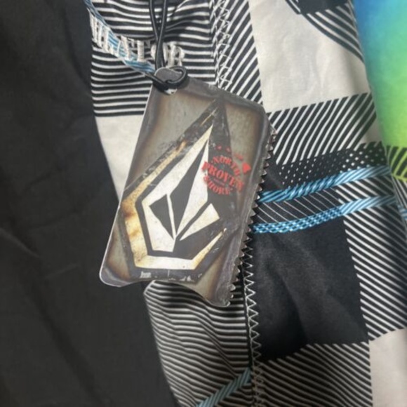 Volcom Annihilator Board Shorts Size 34 Swim Trunks Drawstring NO MESH W Card - Picture 4 of 9